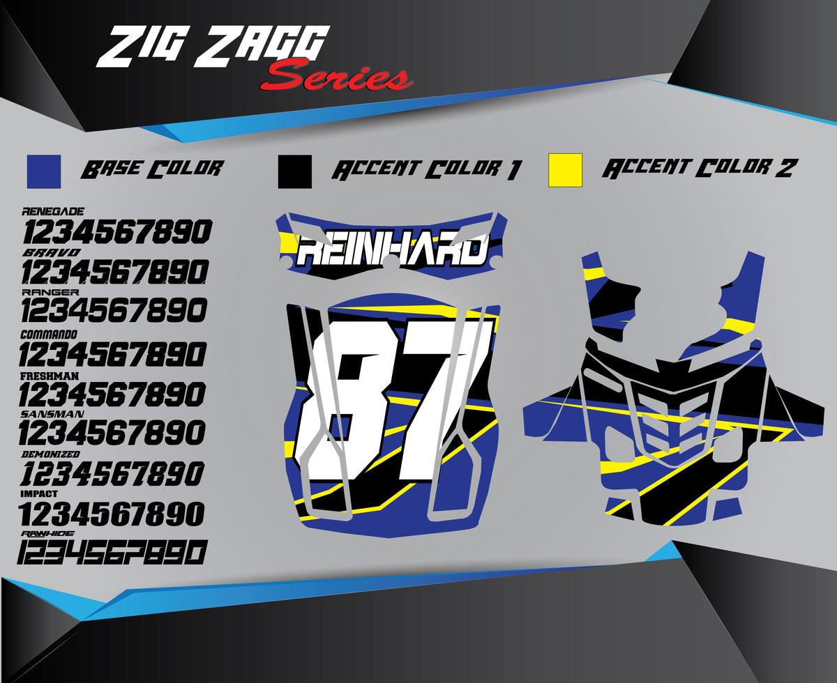 ZIG ZAGG Chest Protector Graphics